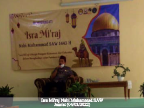 SMA NEGERI 5 KARAWANG PERINGATI ISRAJ MIRAJ 1443 H SECARA DA